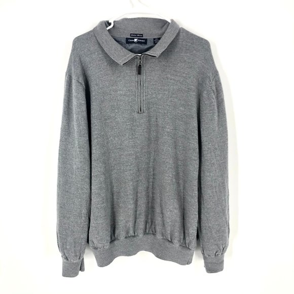 COPY - Chase Edward Merino Wool Quarter Zip 2XL - Picture 1 of 6